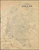 AN ANTIQUE MAP, "Topographical Map for Commerce of Dallas, Texas," 1890,