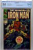 Marvel Comics Iron Man #1 CBCS 5.0