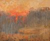 John Nichols Haapanen (American, 1891-1968)  Autumn Sunset