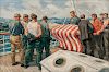 Anton Otto Fischer (American, 1882-1962)  Burial at Sea
