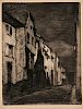 James Abbott McNeill Whistler (American, 1834-1903)  Street at Saverne