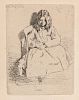 James Abbott McNeill Whistler (American, 1834-1903)  Annie Seated