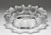 Lalique "Cannes" Octopus Frosted Art Glass Bowl