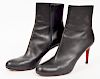 Christian Louboutin Black Ankle Boots 42