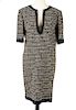 Chanel Tweed Sheath Dress Size 42