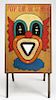 Vintage Clown Carnival Ball Toss Game