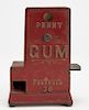 Columbus 36 Penny Gum Dispenser 1915