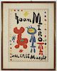Joan Miro- Signed Poster- First One-Man-show