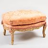 Large Louis XV Style Giltwood Tabouret