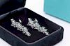 Tiffany & Co Victoria Mixed Cluster Drop Earrings