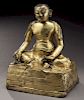 Chinese Tibetan gilt bronze Master of Lama,