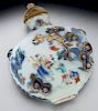 Chinese Qing blue famille rose porcelain snuff