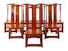 A Set of Eight Chinese Yokeback Chairs
Each: height 46 in., 117 cm.