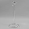 Cobra. Francia, siglo XX. Elaborada en cristal transparente DAUM. 44.5 cm de altura.