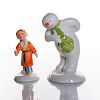 2 ROYAL DOULTON 'THE SNOWMAN FIGURINES' GIFT COLLECTION