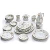 4 PIECE HUTSCHENREUTHER LUNCHIN SET WITH EXTRA PLATES