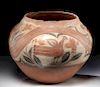 Huge / Early 20th C. Native American Zia Pottery Jar