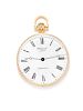 Chopard for Tiffany & Co., 18K Yellow Gold Open Face Pocket Watch