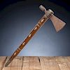 Great Lakes Pipe Tomahawk with Pewter and German Silver Inlay