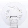 R. LALIQUE OPALESCENT ONDINES CHARGER