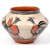 Robert Tenorio (Kewa, b. 1950) Pottery Jar, with Fish