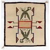 Navajo Pictorial Weaving / Rug, with NRA Logo