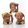 3 LG CHARACTER JUGS, SHAKESPEAREAN COLLECTION