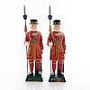 PAIR OF CAROLTON WARE  BEEFEATER GIN DECANTERS