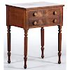 Mahogany Two Drawer Stand