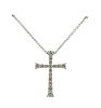 Hearts On Fire 18K Gold Diamond Cross Pendant Necklace