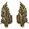 Buccellati 18K Gold Leaf Motif Earrings