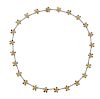 18K Gold 8.50 Carat Fancy Diamond Necklace