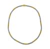 Buccellati Yellow White 18K Gold Line Necklace