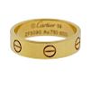 Cartier Love 18k Yellow Gold Ring Size 59