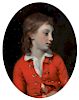 Richard Livesay(British, 1753-1823)Untitled (Portrait of a Youth in a Red Coat)