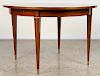 FRENCH MAHOGANY DINING TABLE MANNER JULES LELEU