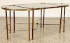 BRASS COFFEE TABLE DIRECTOIRE STYLE CIRCA 1940