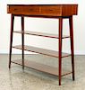 UNUSUAL MID CENTURY MODERN TALL CONSOLE TABLE