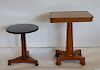 2 x 19th Century Maple Pedestal Tables.