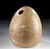 Large Ancient Bactrian Stone Aniconic Weight