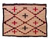 1890-1910 Navajo Ganado Blanket Roman Cross 