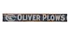 Rare Oliver Plows Wood Advertising Sign