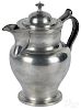 New York pewter ice water pitcher