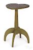 Primitive painted pine candlestand