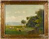 Arthur Parton, oil titled The Beaverkill Valley