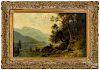 Carl Philipp Weber, oil on canvas landscape