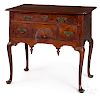 New England Queen Anne walnut dressing table