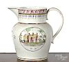 Pearlware pitcher inscribed William Dean 1804
