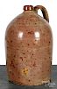 Ontario, Canada redware jug, 19th c.