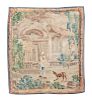 A French Pastoral Tapestry 
87 1/2 x 78 1/2 inches.